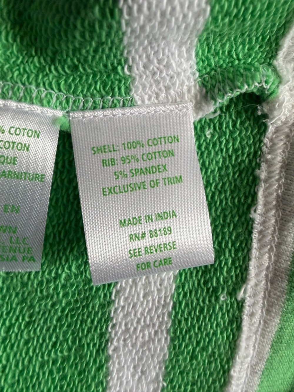 NWT LILLY PULITZER EVANGELINE DRESS SIZE M FAUNA GREEN RESORT WHITE STRIPE - Picture 11 of 12